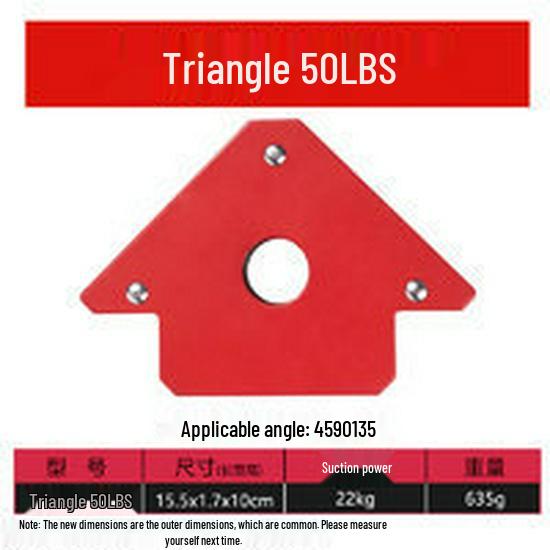 Triangular Heavy-Duty Magnetic Welding Fixture and Positioner Tool