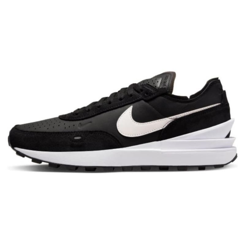 

Nike Waffle One Leather Black White Sneakers DX9428-001 42