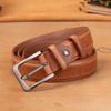 Retro Belt Men'S First Layer Cowhide Genuine Leather Versatile Tree Paste Leather Pin Buckle Belt Young And Middle-Aged Belt