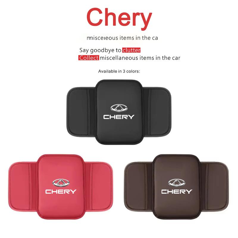 PU Car Arm Rest Cushion Storage Pad Armrest Box Protective Cover For Chery Tiggo 7 Pro 8 4 5 3 2 T11 5X Amulet Fora QQ IQ Fulwin z1