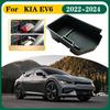 Car Storage Box Storage For KIA EV6 CV  Accessories 2024  Car Central Console Armrest Storage Box Organizer Accessories