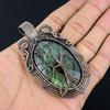 Tree Of Life Labradorite Pendant, Handmade Gemstone  999 Copper Wire Wrapped Pendant Antique Jewelry, For Gift Silver Jewelry