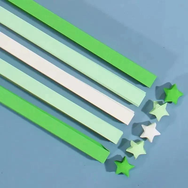 540Sheet Origami Stars Paper Strips27Colors Folding Paper Colorful Double Sided Lucky Star Origami DIY Hand Arts Make Home Decor
