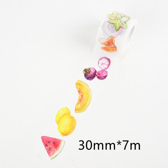 Beautiful Wash Tape Flower Plant Japanese Masking Adhesive Tape Decors Scrap Booking Sticker Label