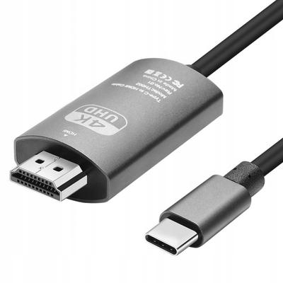 USB-C HDMI Cable Adapter 4K 60Hz 2m Rubber Braided Cable