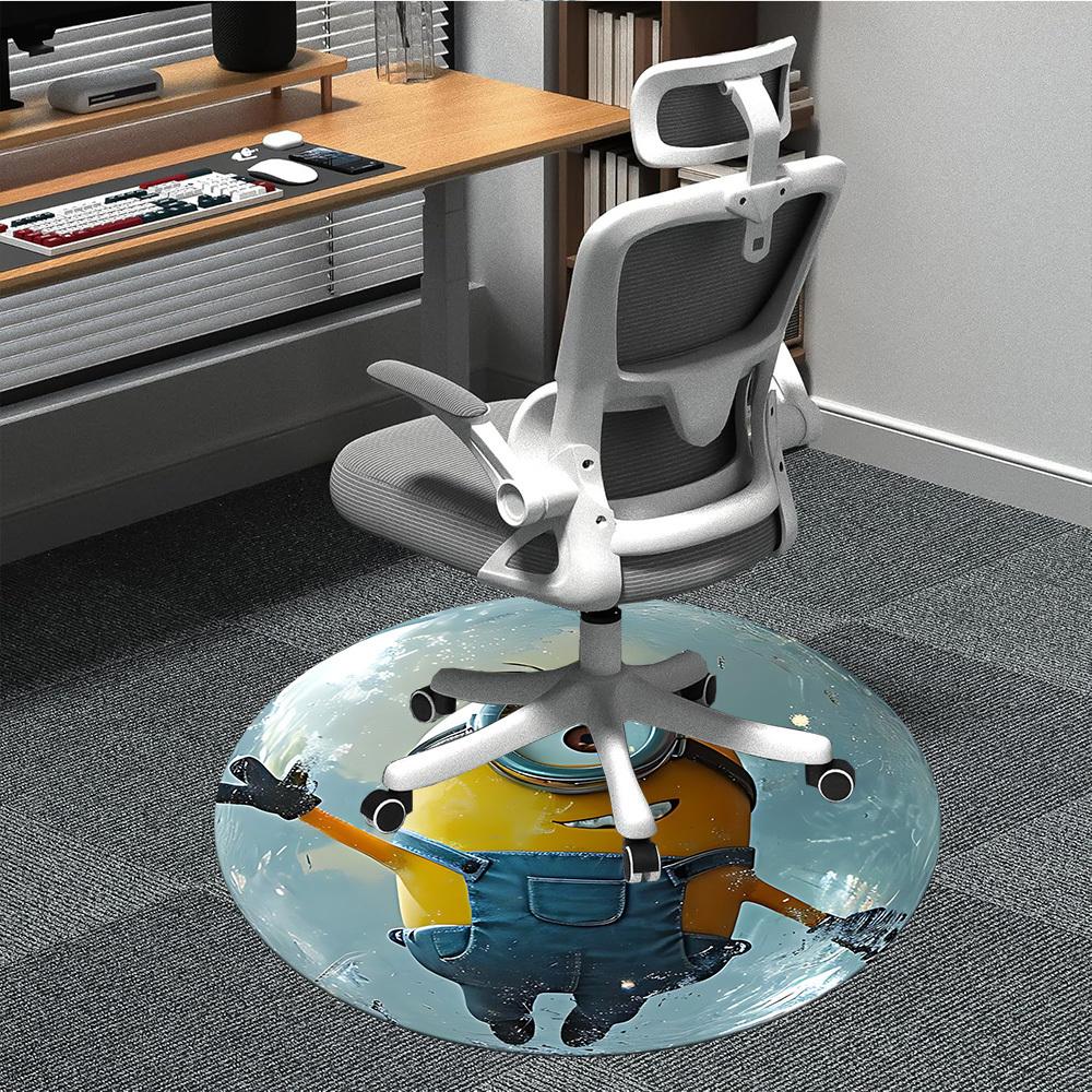 

1pc Bubble Office Round Area Rug, Indoor Mat Suitable For Office,Bedroom Living Room Home Decor, Room Deco a0928193 80cm by 80cm