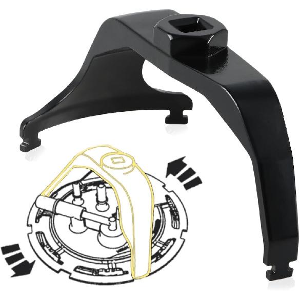 Rust-resistant Fuel Tank Lock Ring, Fuel Pump Senders Locking Ring Compatible with Chevrolet Silverado Suburban Colorado Traverse Avalanche Express