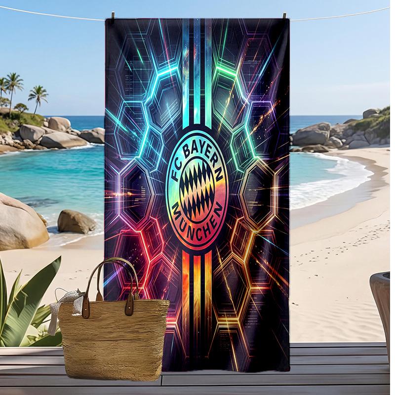 Bayern Munich Printed Beach Towel Quick Dry Soft TowelPortable Large Rectangular Beach Blanket for Travel Swimming Pool