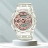 Casio G-SHOCK Contrast Color Street Transparent Jelly Waterproof Shockproof Antimagnetic Movement Quartz Movement Resin Strap Japanese GMA-S110SR-7APR