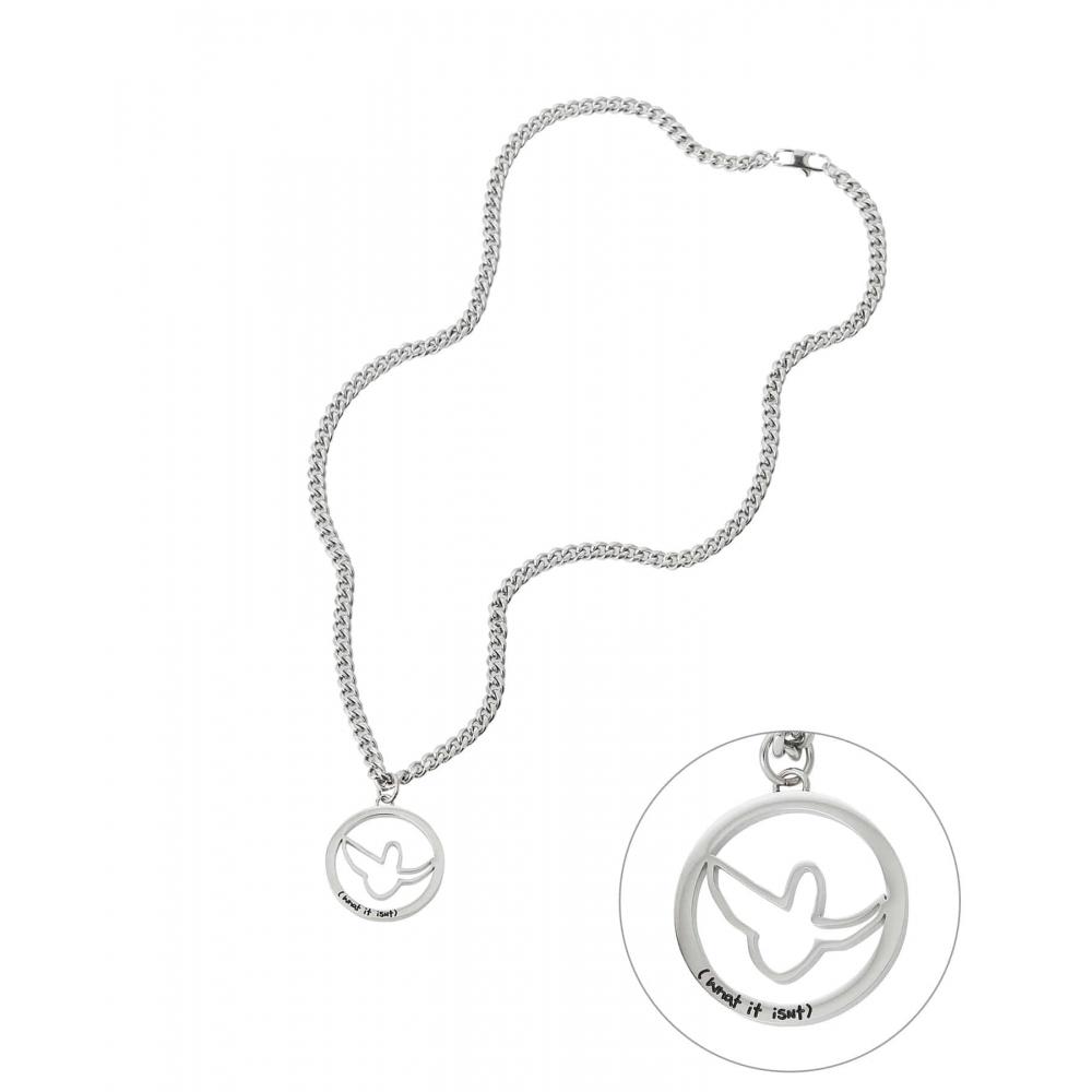 

WHATITISNT Ожерелье с ангельскими монетами, серебро