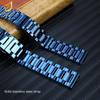 Blue Stainless steel strap substitute Rossini Medal Citizen Armani Longines Blue Cowhide Watch Chain Bracelet 20mm 21mm 22mm