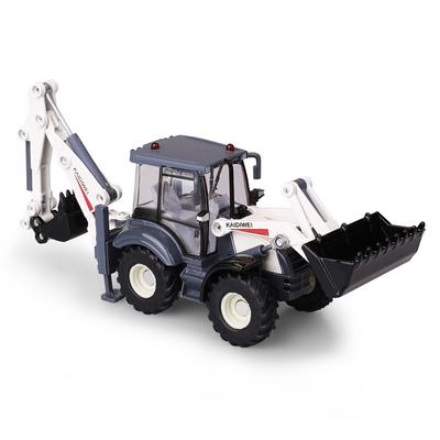 1/50 Lader-Bagger Bagger LKW Spielzeugauto Diecast Metall Baufahrzeugmodell Pädagogische Sammlung Geschenk für Kinder Kind