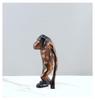 European Abstract Resin Long-armed Gorilla Animal Sculpture Ornament for Living Room Bedroom Fun Animal Gorilla Craft Home Decor