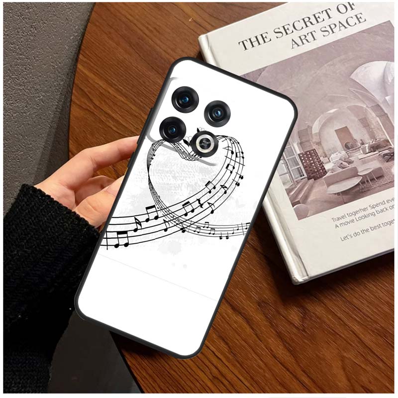 Music Note Symbol Piano Case For OnePlus 8T 10T 9R 10R 12R 11 12 9 10 Pro Nord CE 2 3 Lite CE4 2T N10 N20 N30 Cover