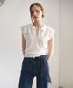 HYFVE Dot Ribbon Point Sleeveless Knit Top