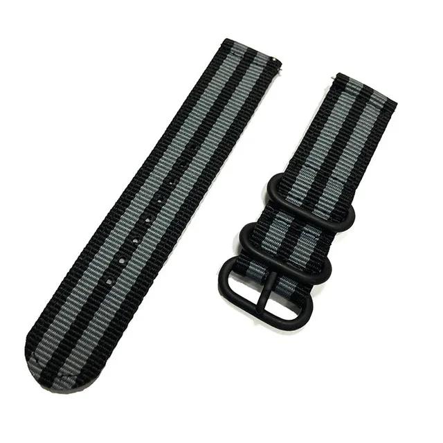 Cinturino in nylon per orologio da 18 mm 20 mm 22 mm 24 mm Per Samsung Galaxy watch 3 4 5 pro 46 mm 42 mm Active2 Amazfit Bip S3 frontier Cinturino sportivo