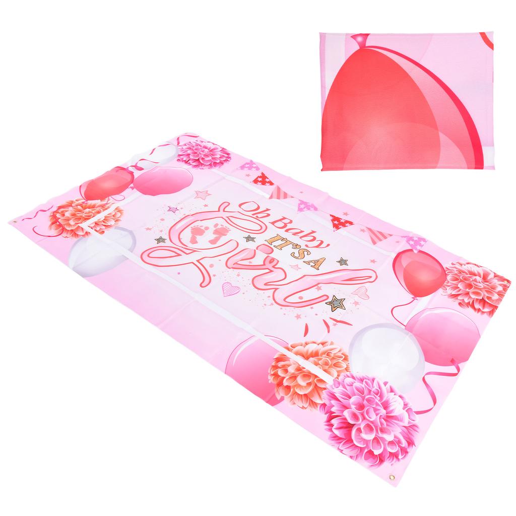 Baby Shower Backdrop Safe Easy Cleaning Exquisite Beautiful Baby Shower Decorations