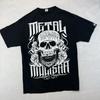 Metal Mulisha Skull Graphic T Shirt Moto Punk Rock Tee Black Large