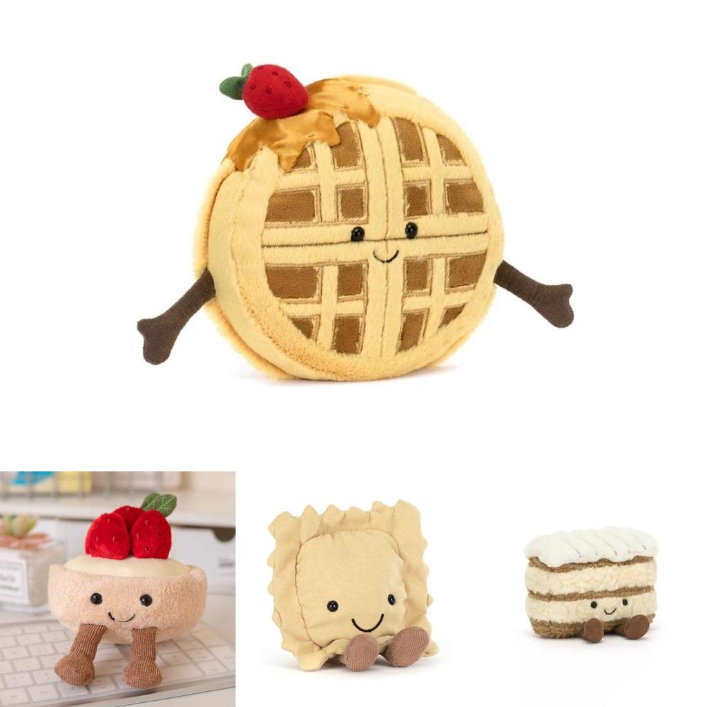 Cheese Strawberry Lemon Tart Plush Toy For Kids And Collectors