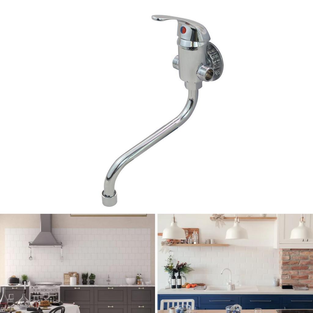 Durable Kitchen Water Mixer Single Hole Kitchen Faucet Conveniently Adjust Water Temperature to Suit Your Needs Durable