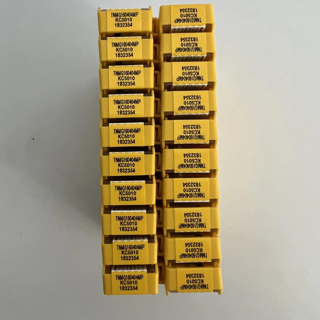 Original / TNMG160404MP KC5010  /  Industrial Indexable Carbide Inserts 10 Pcs