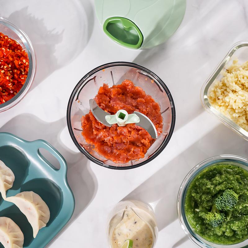 Manual Food Processor: Pumpkin Masher, Meat Grinder, Baby Food Maker, Onion Ginger Garlic Chopper