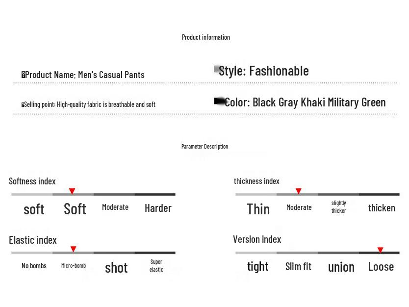 PLAYBOY Men's Straight-Leg Loose Fit Casual Cargo Pants