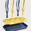 Baby Bottle Storage Box Portable Baby Tableware Storage Box Drain and Dust-proof Drying Rack