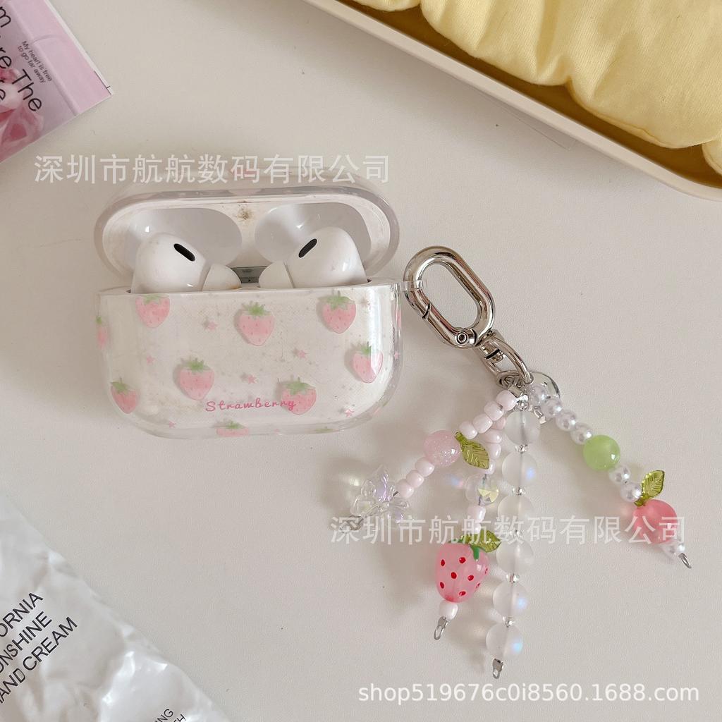 Dopamine color strawberry AirPods pro1 protective case AirPods 1 apple earphone cover 1 generation 1 generation pro1
