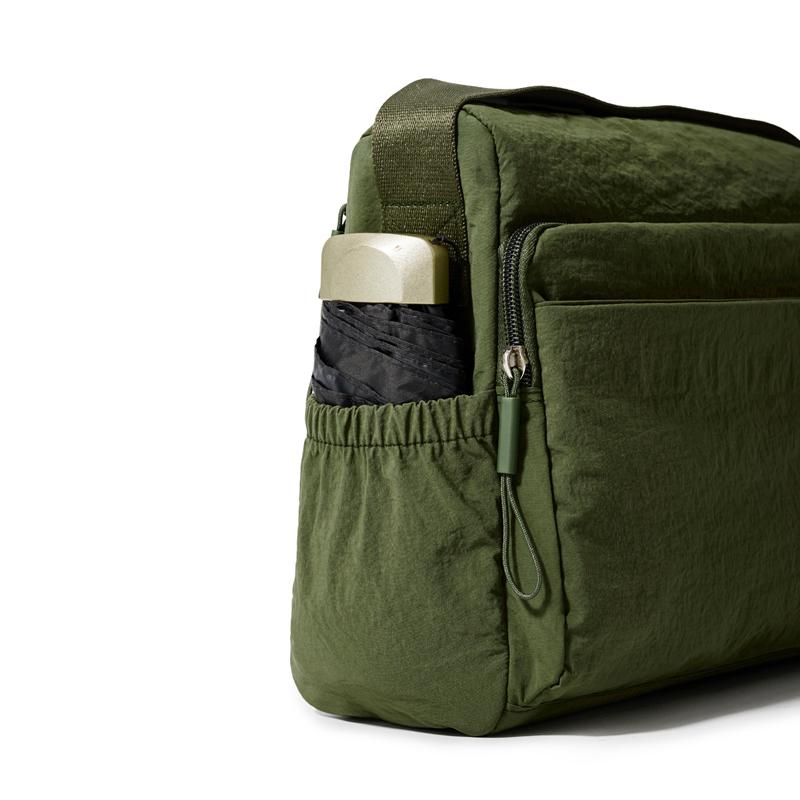 Multi-layer Large Capacity Bag Women's Shoulder Bag Multi-pocket Water-repellent Solid Color Crossbody Bag