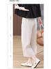 Women's 2025 Retro Linen Wide-Leg Pants - Summer/Fall Plus Size Casual Straight Leg