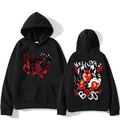 Hooded Anime Print Cartoon Comfortable Sweatshirts Long-sleeved Harajuku Kawaii Clothes Sudaderas Cute Fleece Hoody