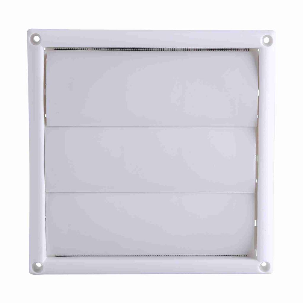 1 PC Plastic Air Vent Grille Cover 3 Flaps Wall Duct Ventilation Grill With Net New 20*20cm
