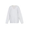 2025 A/W V-Neck Beaded Solid Color Sweater for Women