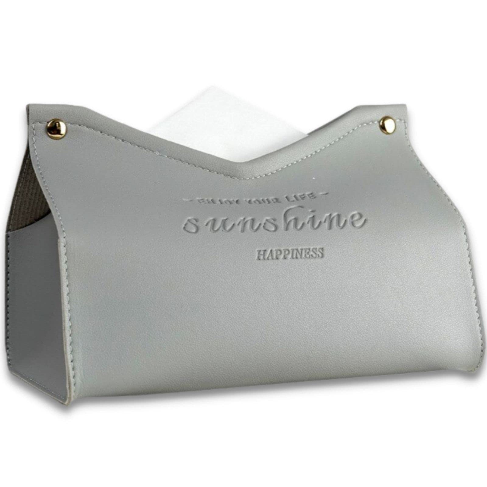 

COLORBIRD Faux Leather Tissue Case, Sunshine LT1, Stylish Scandinavian Interior Design for Wet Wipes and Paper Towels (Unicorn Gray)