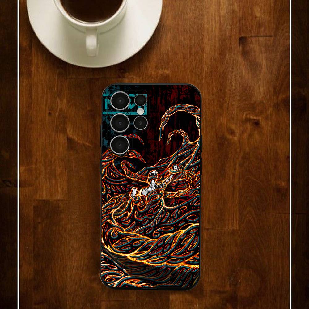 

N-Nine-inch N-Nails Silicone Case For Samsung S25 24 23 22 21 20 Plus Ultra 5G Lite Shockproof Cover Samsung S25Plus