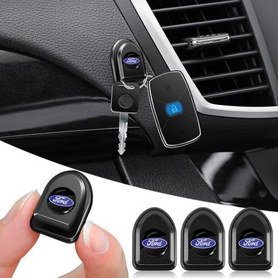 Mini Autohaken Schwarz Selbstklebend Unsichtbare Haken Innenraum Aufbewahrungshalter Für Fiesta Ranger Focus Kuga Mustang S-MAX Transit Mondeo Esco