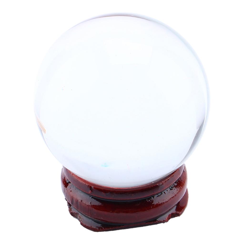 Asian Rare Natural Quartz Clear Magic Crystal Healing Ball Sphere 40mm