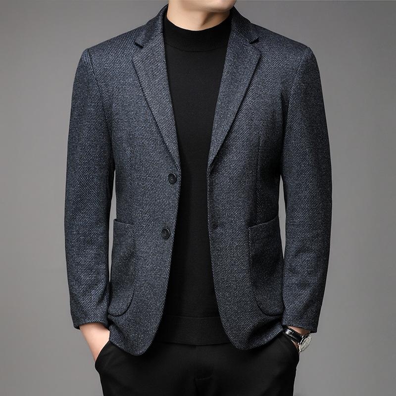 Autumn Suit Jacket for Men's New Fashionable Casual Suit for Middle-aged and Young Korean Version