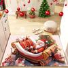 Cross-border Cartoon Christmas Decorative Carpets Christmas Holiday Printed Door Mats Water-absorbing Non-slip Door Mats