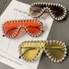 Steam Punk Metail Diamonds Frame Quality Oversized Alloy For Gents Sun Glasses For Ladies Designer Female Sun Glasses For Drivers