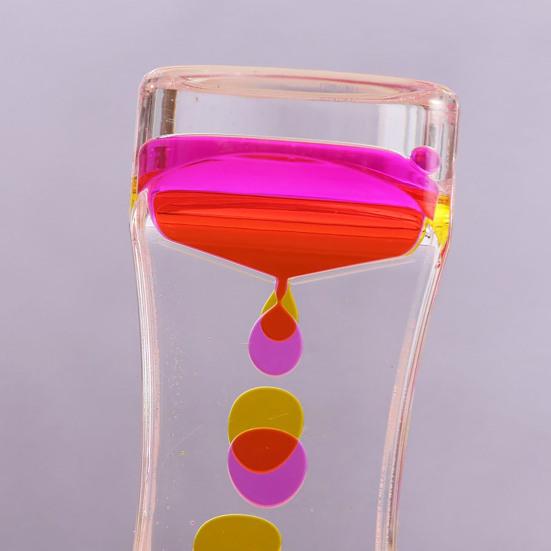 Creative Liquid Hourglass iøynefallende, lett dekorativ