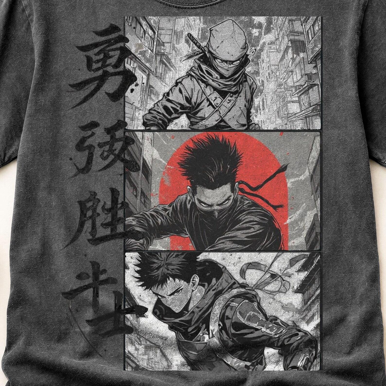 Anime Graphic Tee, Oversized Shirt, Washed Anime tee, Manga shirt, Anime Fan Gift, Vintage anime shirt, Japanese graphic tee XL
