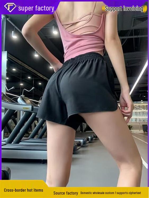 New 2026 High Waist Yoga Skirt Shorts - Loose Fit, Anti-Exposure, Perfect for Fitness & Summer.