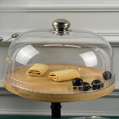 Food Dome Cover Cake Clear Reusable Multipurpose Tent Plate Lid for Home Kitchen