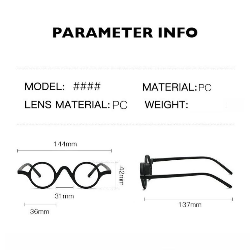 Female Designer's Gradient Color Round Reading Glasses Wavy Nose Bridge Blue Light Protection Presbyopia Glasses for Women Men
