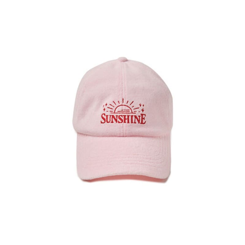 SOMETHINGGOOD SUNSHINE Terry Ball Cap - PINK