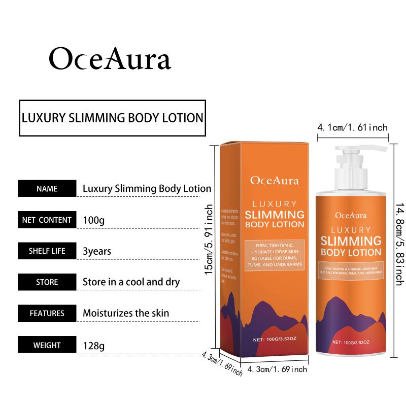 Firming Slimming Body Lotion Deep Moisture Nourishing Massage Cream for All Skin Types Daily Use