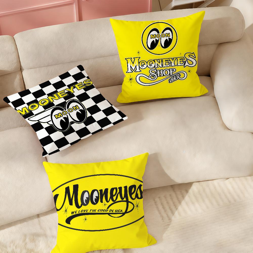 Fashion Brands M-Mooneyes Pillow Case Applicable Space For Guest Rooms Interiors Cars Office House Decoration