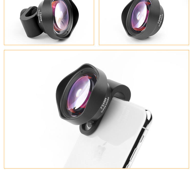 Ulanzi Mobile Phone Lens 75mm 10X Professional Telephoto Phone Lens for Photography Video Ulanzi   75mm